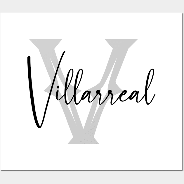 Villarreal Second Name, Villarreal Family Name, Villarreal Middle Name Wall Art by Huosani